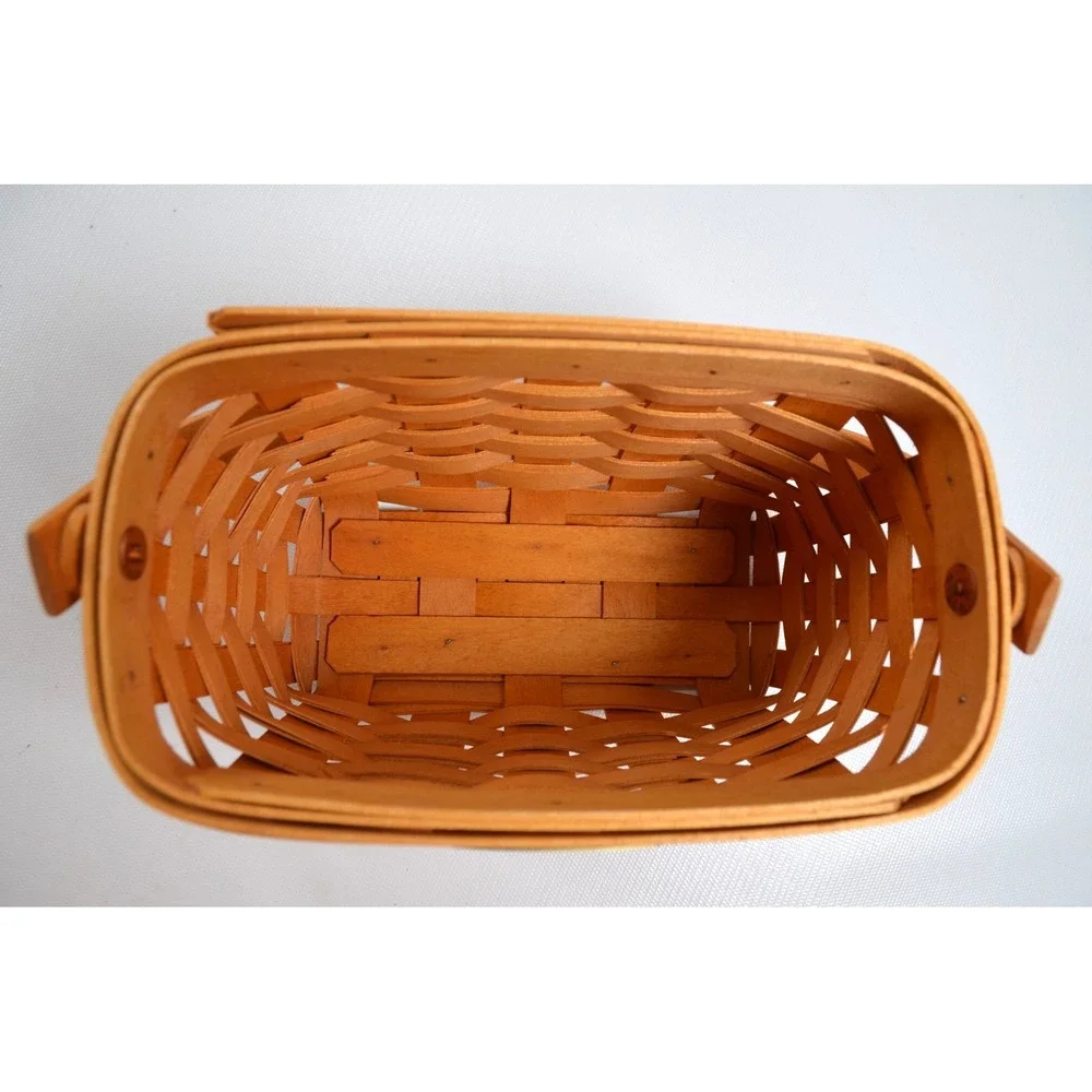 Longaberger 2002 Edition Dresden Tour Basket & Clear Protector 7.5